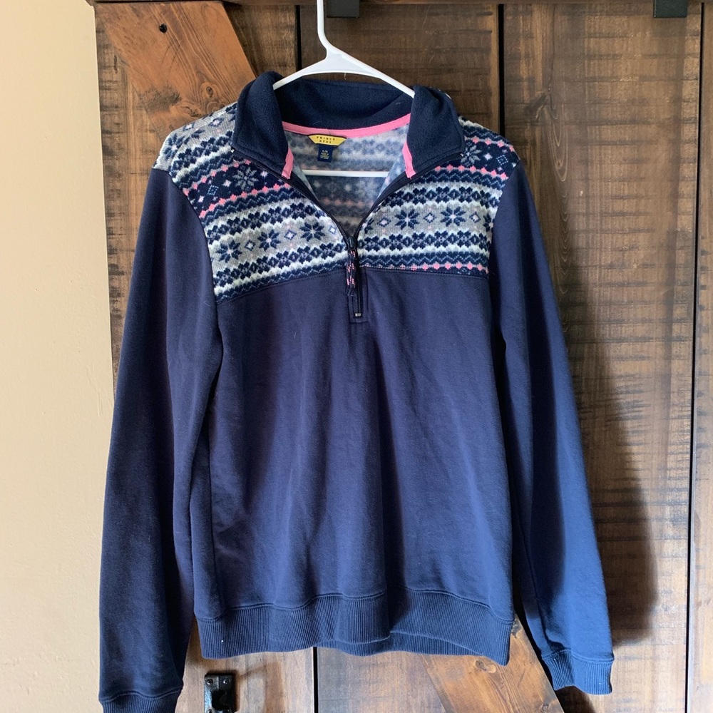 Aztec quarter zip